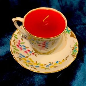 Tuscan Bone China Teacup Candle